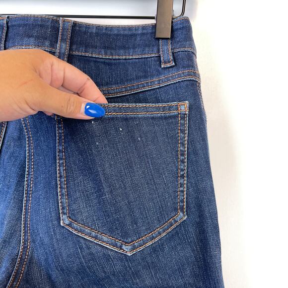 Escada Womens 32 (27 US) Straight Leg Low Rise 31” Stretch Jeans - Picture 6 of 11